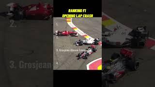 Ranking the MOST CHAOTIC F1 Opening Lap Crashes #f1highlights #lewishamilton #f12026 #maxverstappen