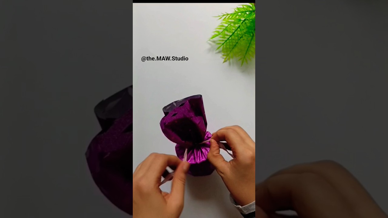 Cream/skincare jar gift wrapping idea 💫 gift packing idea 