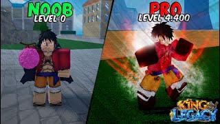 Starting Over as Luffy and Eating The Rubber Rework | Update 6 King Legacy