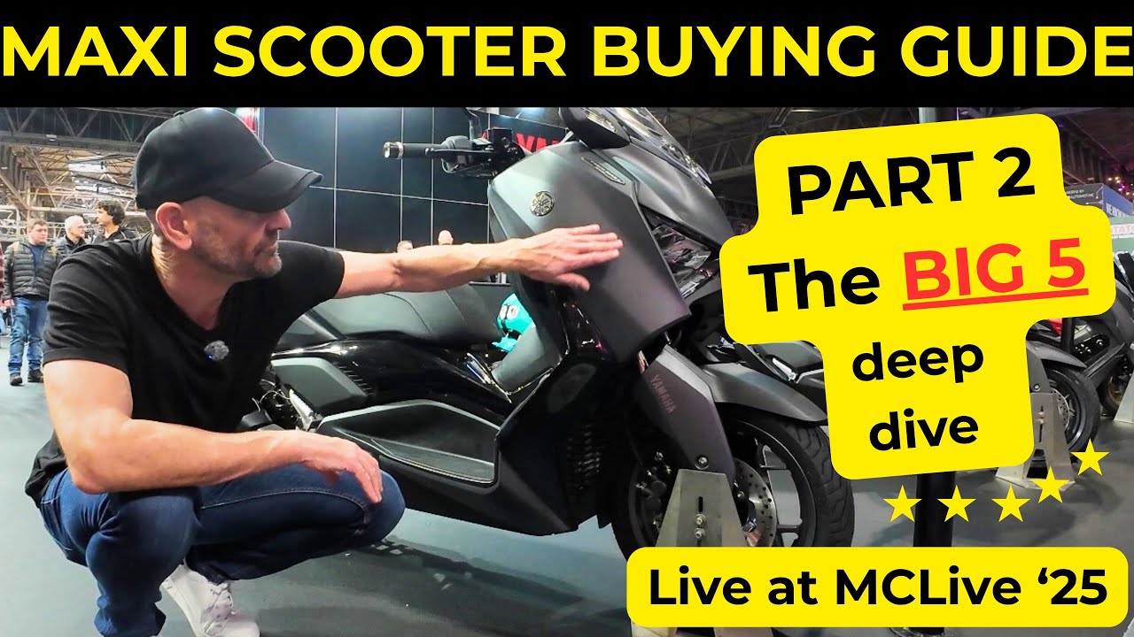 Руководство по покупке Maxi Scooter. Часть 2. Обзоры с Motorcycle Live '25