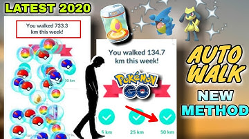 NEW AUTO WALK METHOD FOR POKEMON GO | how to auto walk in pokemon go | Auto walk without Defit app.