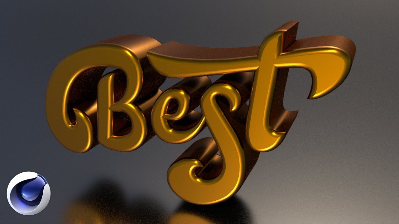 Cinema 4D R21  -  Arnold Renderer Gold Material