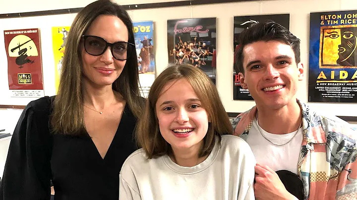 Angelina Jolie Takes Daughter Vivienne to See 'Dea...