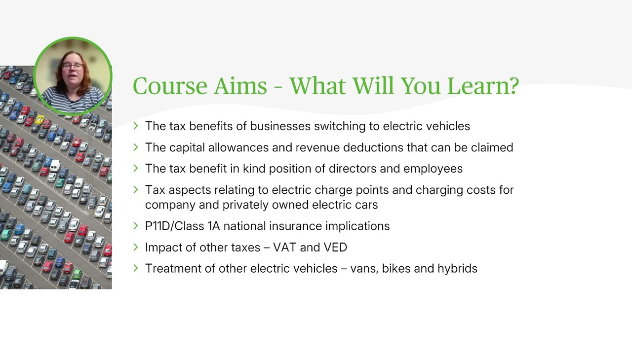 Electric Vehicles - Tax Benefits for Businesses Explored - Webinar