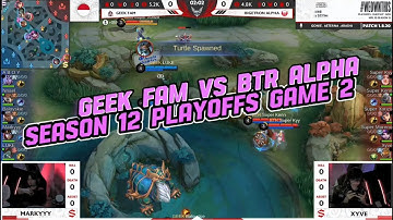 GEEK FAM VS BIGETRON ALPHA | PLAYOFFS DAY 4 GAME 2