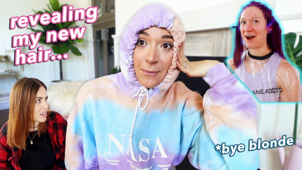 Revealing My NEW HAIR To My Roommates!!!   *dying my hair cause quarantine