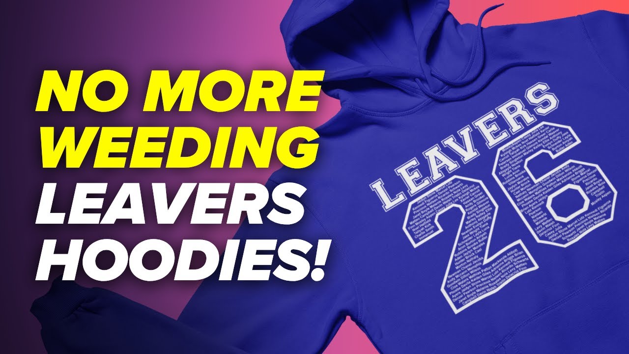 No More Weeding! Print Leavers 2026 Like a Pro