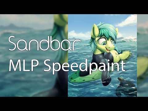 SandBar (My Little Pony Speedpaint)