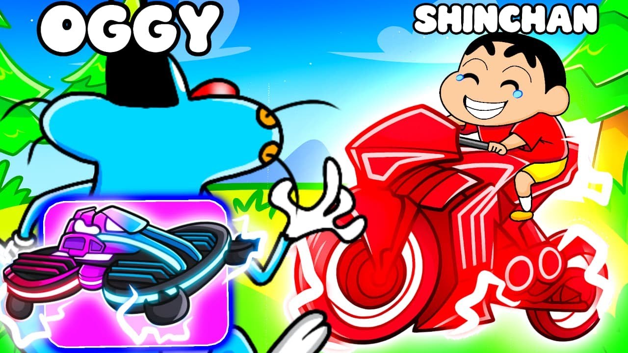 SINCHAN Pretended To Be A NOOB In Roblox BIKE OBBY, Then Used My $100,000 Bike!