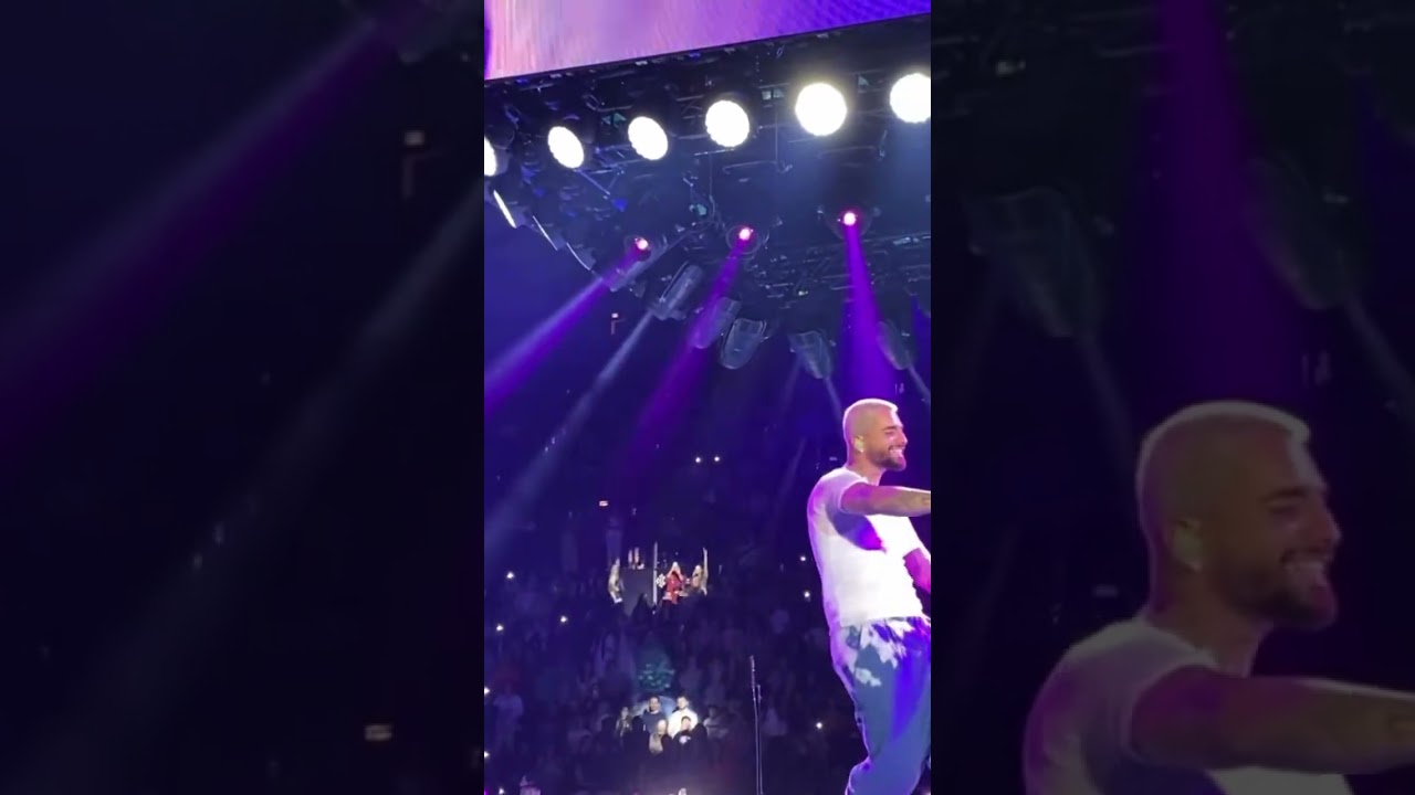 Maluma en concierto Paris - Hola señorita ft Gims