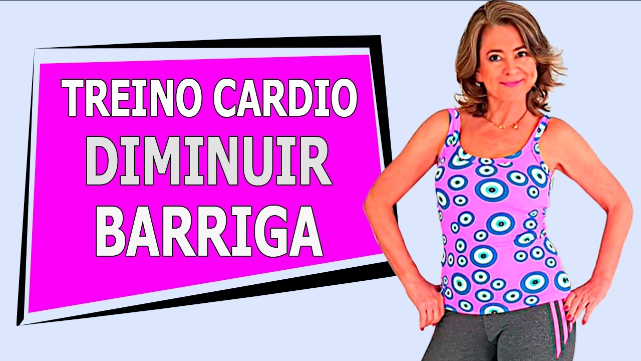🔥 Cardio  para Secar Gordura – Sem Impacto ou com Saltitos-  Vídeo 1012a