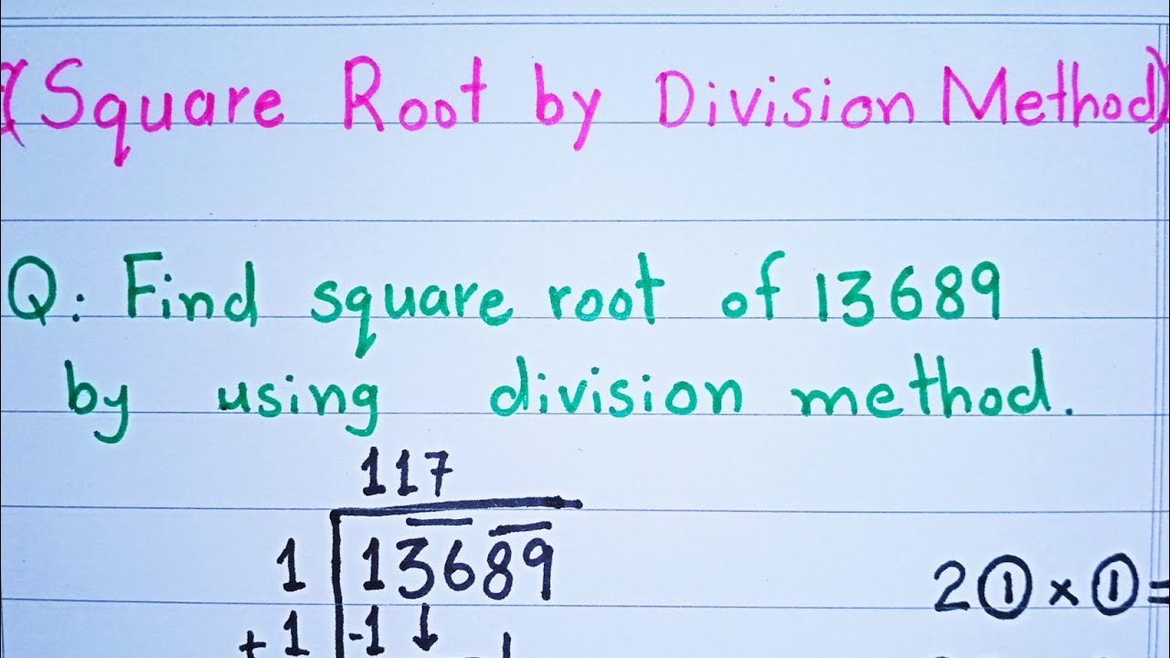 How to Find Square Root by using Division Method Urdu  || Sir Naimat