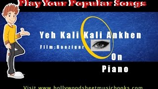 Bollywood Sheet Music of YE KAALI KAALI.avi