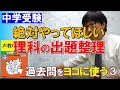 【中学受験】過去問をヨコに使う!③絶対やってほしい「理科の出題整理」
