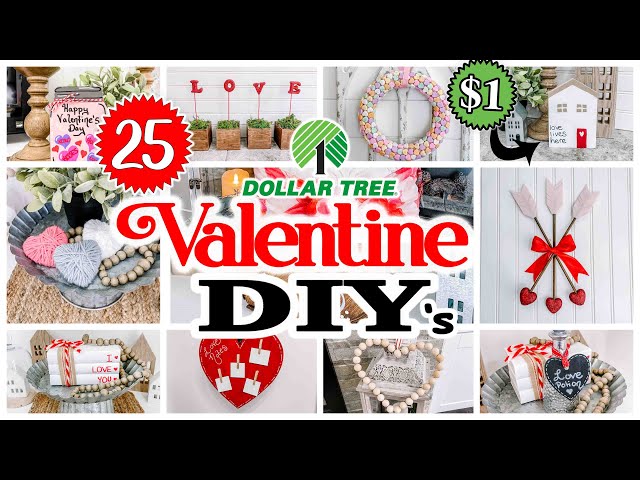 Last Minute Valentine's Day Ideas at the Dollar Tree- That are