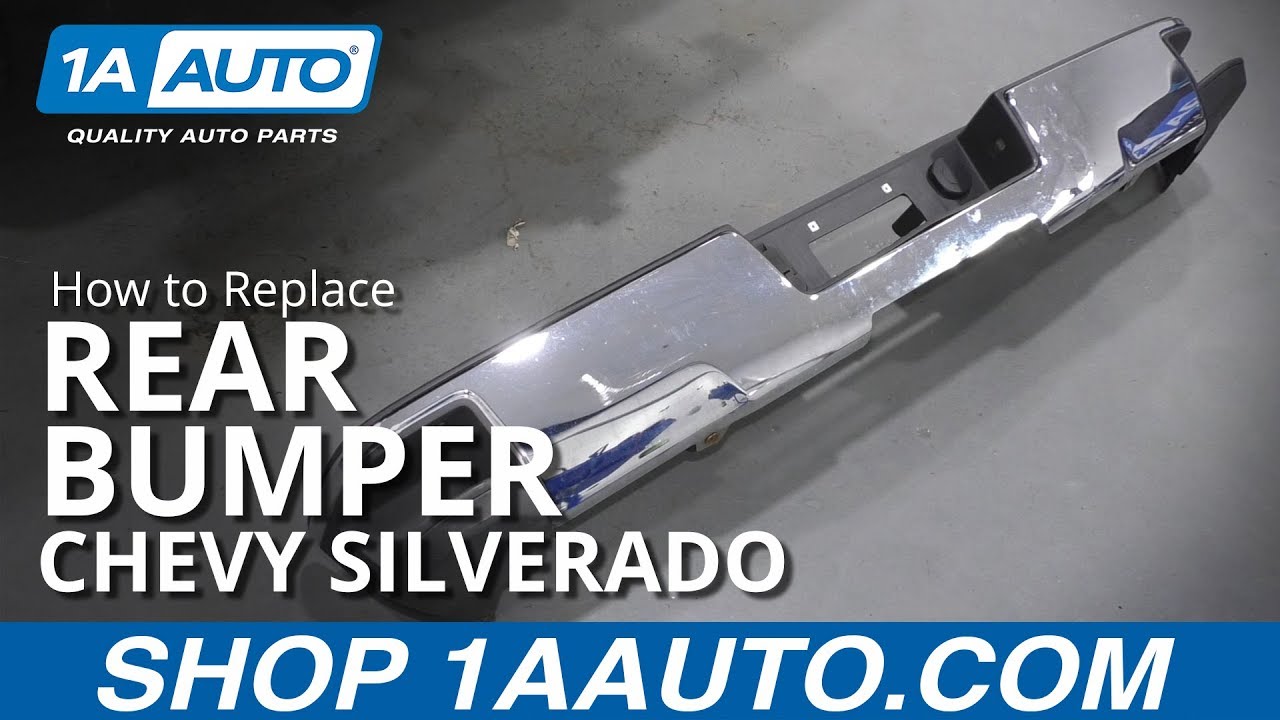 How to Replace Rear Bumper 2014-19 Chevy Silverado | 1A Auto