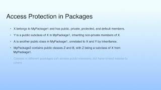 Access Protection in Packages | Lecture 18: Packages-II
