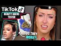 Testing Viral BEAUTY HACKS I found on TIK TOK *this was stressful