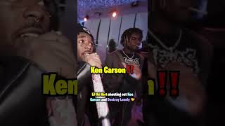 Lil Uzi Vert Shouting Out Ken Carson And Destroy Lonely 🤝