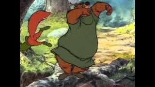 Classic Disney's Robin Hood (Sing Along Song) - Robin & Little John Running Through The Forrest.mov