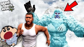 GTA 5 : SHINCHAN Found SNOW YETI [Hindi] | THUGBOI MAX