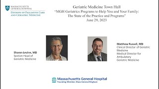 Geriatric Medicine Town Hall