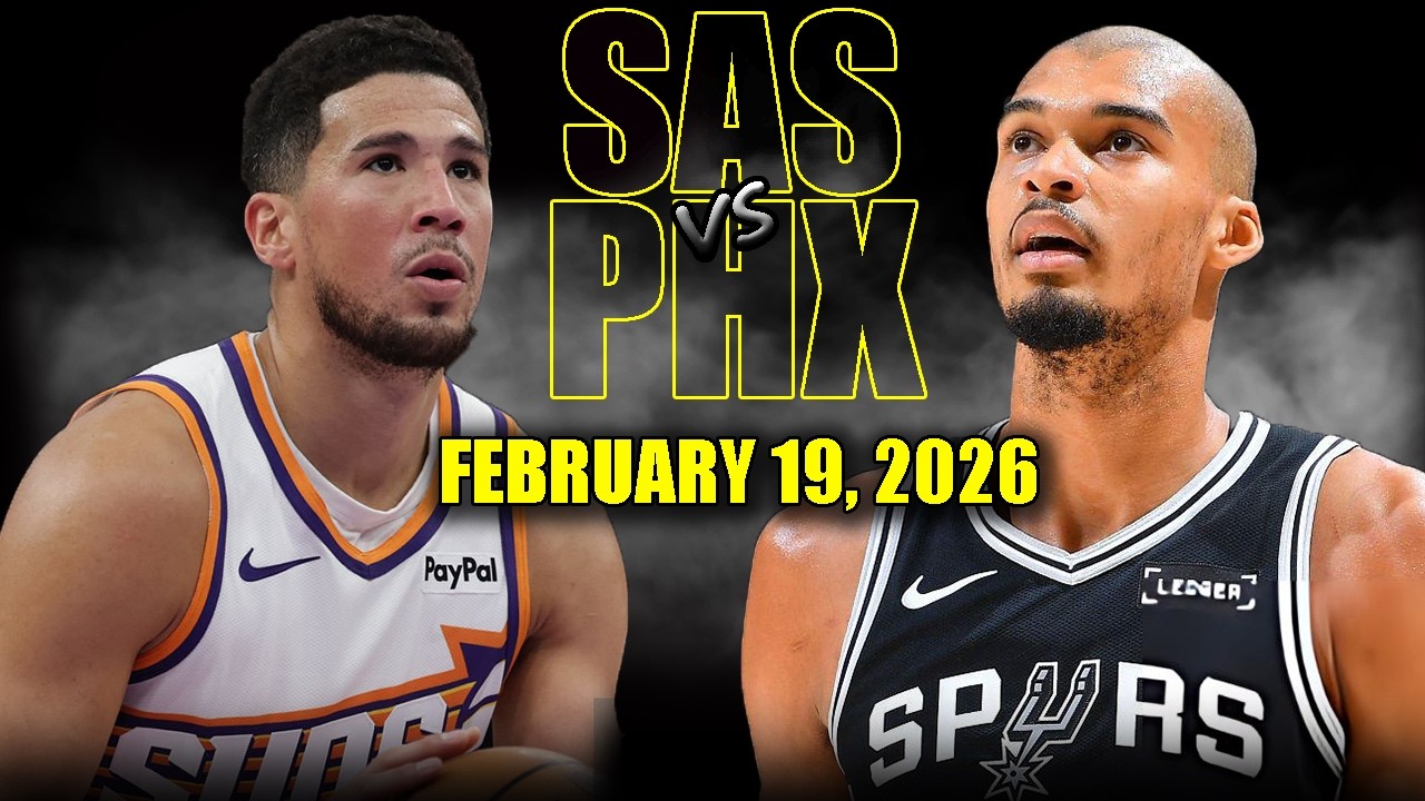 San Antonio Spurs vs Phoenix Suns Full Game Highlights – February 19, 2026 | NBA Season