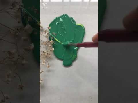how to make jade green| colour mixing💚