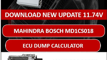 Scorpio S11 odometer correction ecm d flash data calculator  MD1CS018 by X-TOOL.ORG