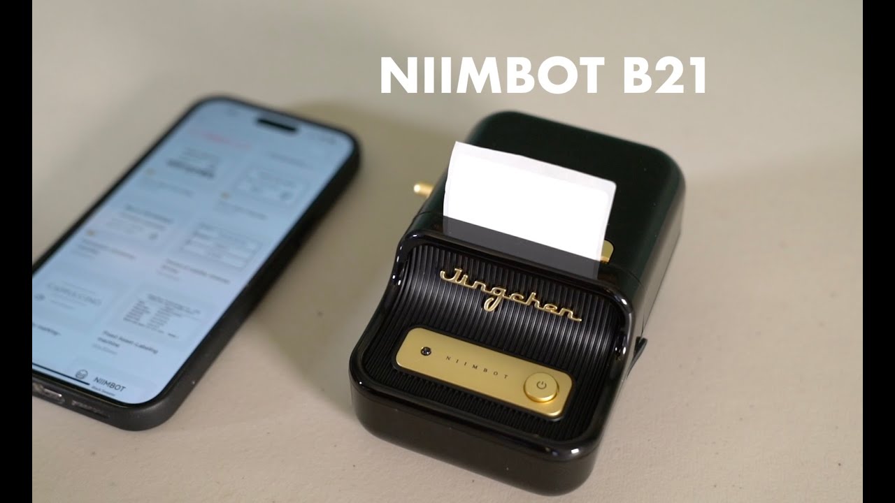  NIIMBOT B21 Inkless Label Maker, Mini Thermal Label