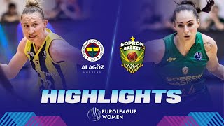 Fenerbahce Alagoz Holding V Sopron Basket Quarter-Finals Highlights Euroleague Women 2022-23