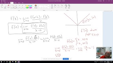 AP CAL 2.4 Connecting Continuity and Differentiability (Part 1)