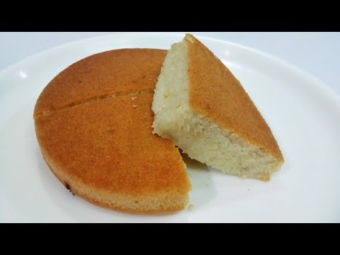Eggless Vanilla Sponge Cake || Pressure Cooker Eggless Sponge Cake Recipe