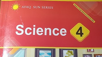 Enkelvoudig nationaal curriculum 2020 Afaq Sun Series Science 4e pagina nr. 1 plus inhoud legt uit