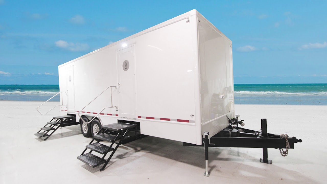 10 Station Luxury Restroom Trailer | Luxury Series 