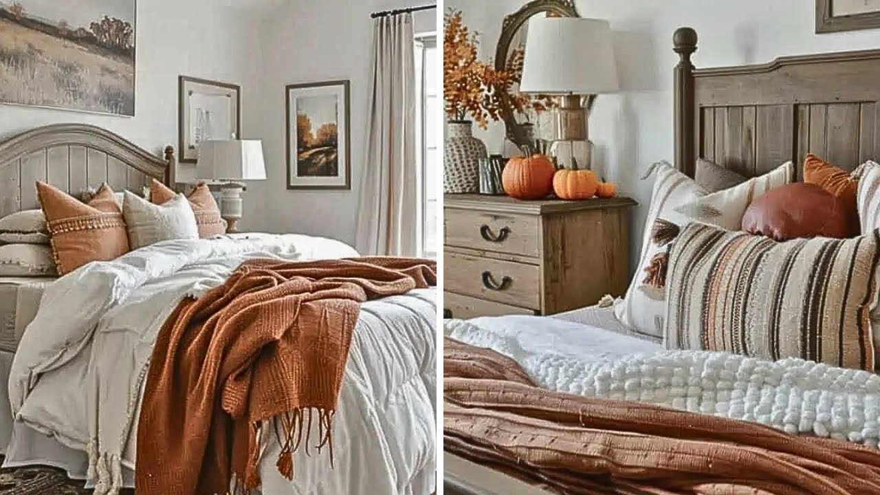 Warm and Inviting Fall Bedroom Decor Ideas for a Cozy Retreat - YouTube