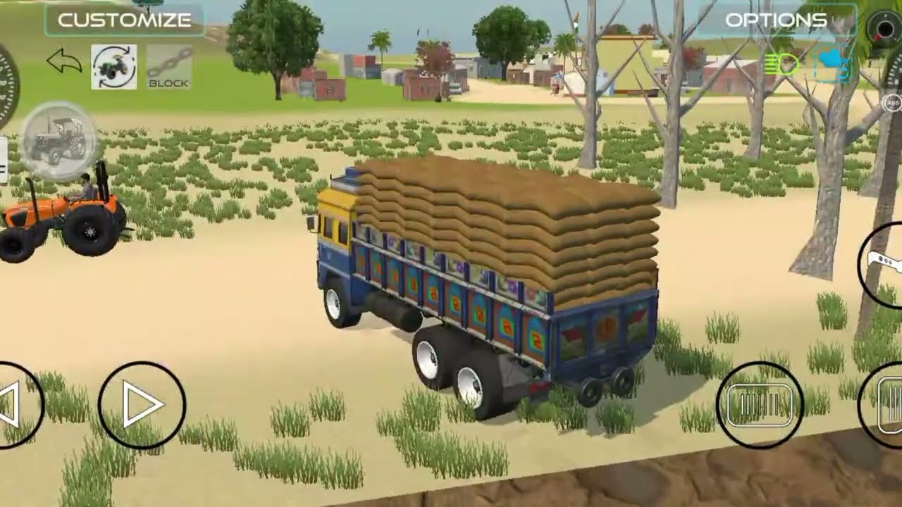 Tractor Eichar 551 pull truck | trucks rescue 🚜🚛 | Full Power Rescue 3d gameplay 