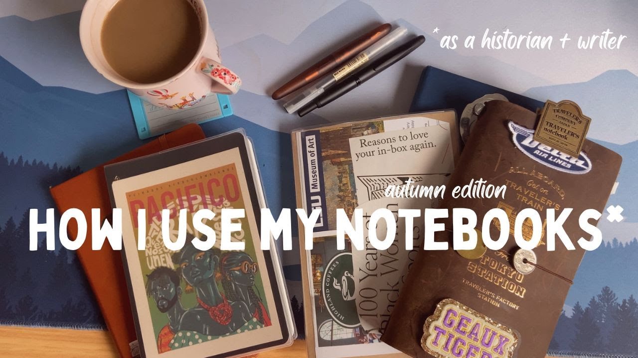 My Journal Ecosystem as a Historian 🍂📔☕ ft. Traveler’s Notebook, Stalogy, Muji, etc