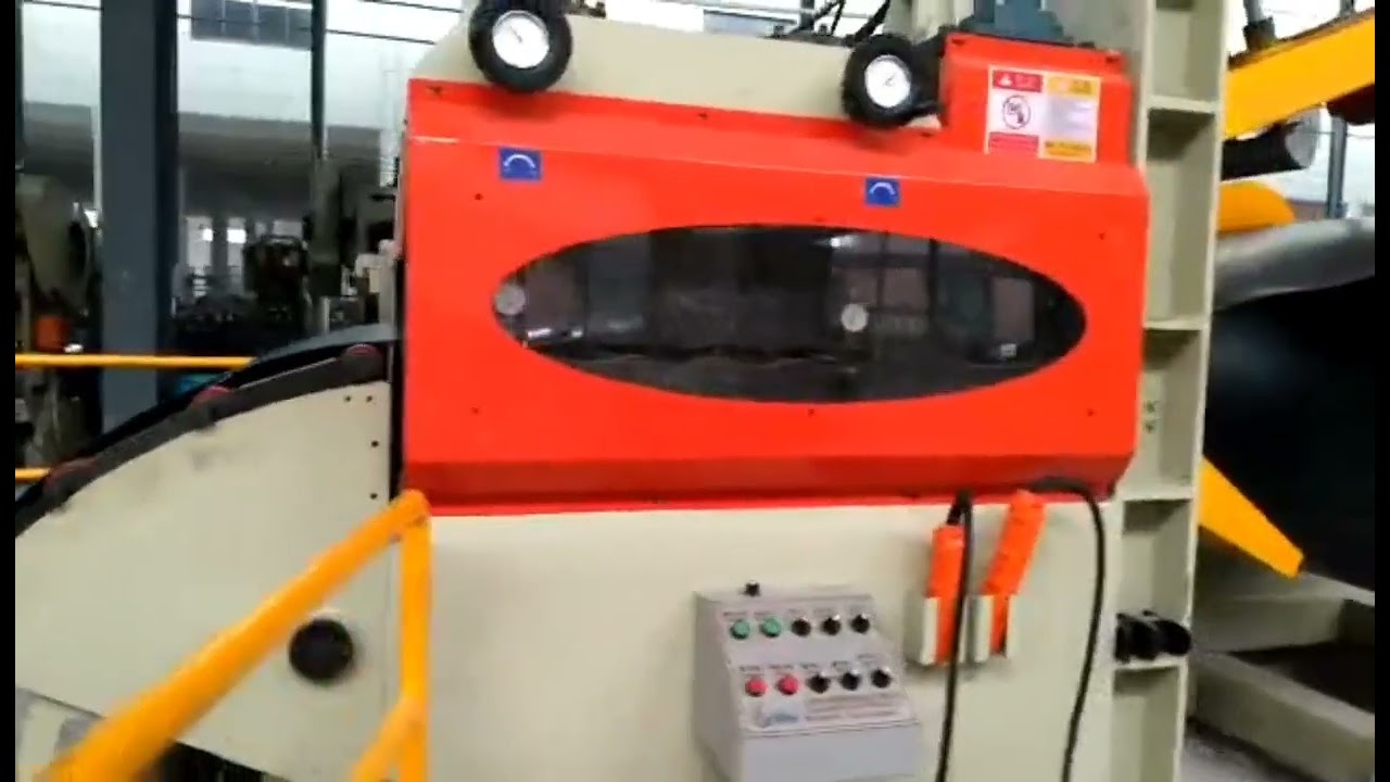 LPG Cylinder Swing Feeding Automatic Discs Blanking Production Line 