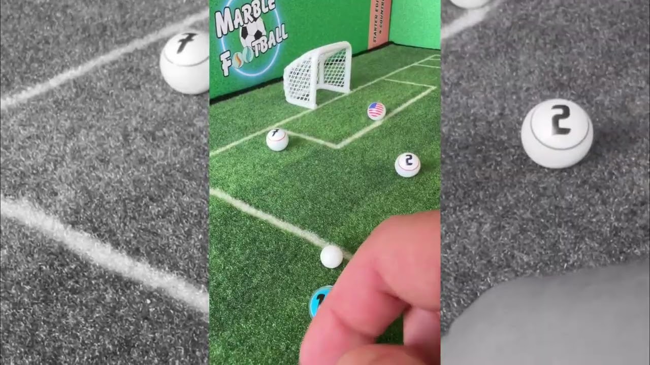 Marble Football - Flicking challenge