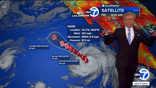 Tracking Hurricane Marie See latest forecast for SoCal impact