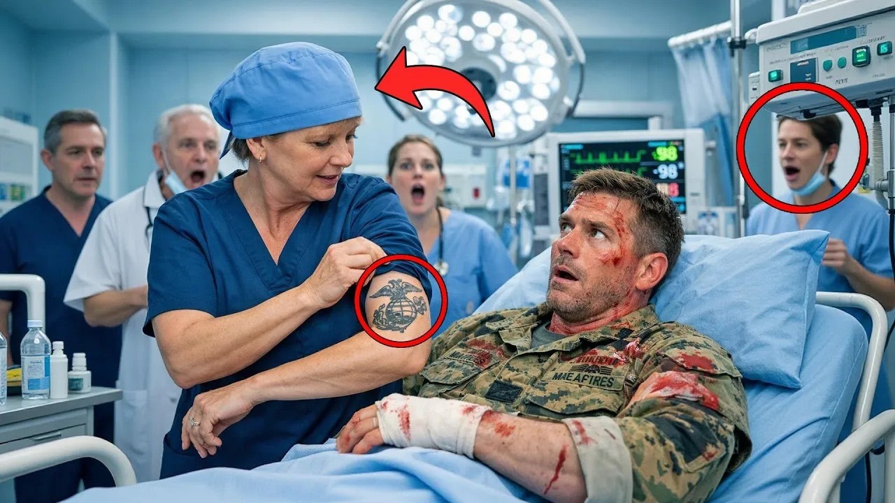 Marine Commander Refused Help… Until the Nurse Showed Her Unit Tattoo