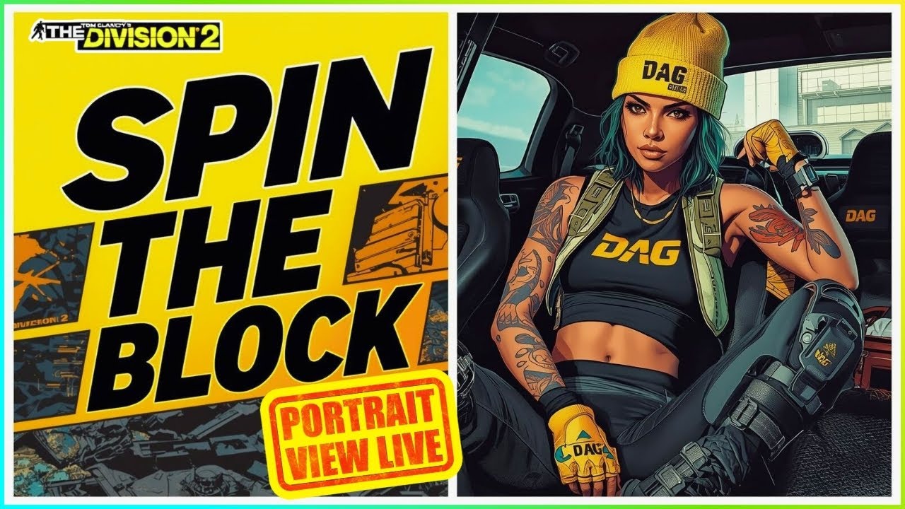 Spin The Block 🪓🥷 ~ DAG 🔴LIVE Division 2​ Portrait