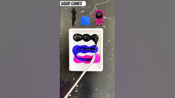 squid game challenge  #colormixing #squidgamechallenge  #satisfying #squidgame #squidgame2 #shorts