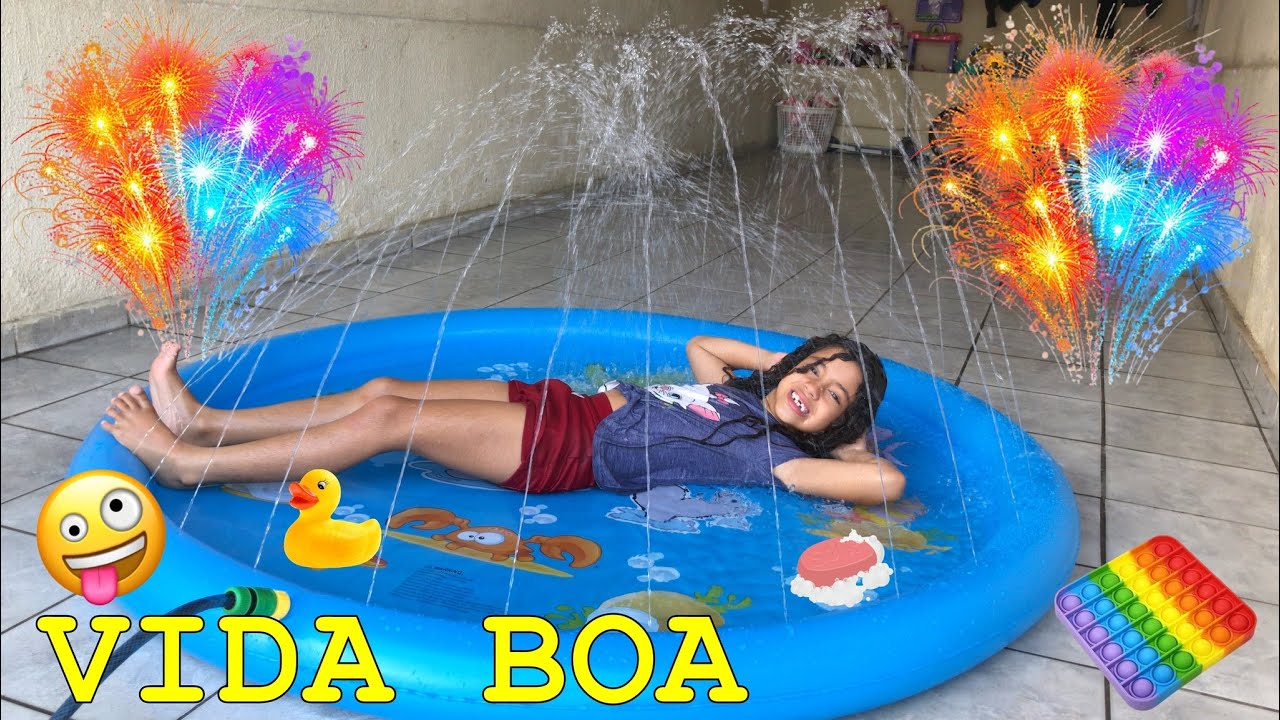PULANDO NA PISCINA CHAFARIZ