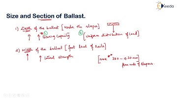 Size and Quantity of Ballast - Railway Engineering - Transportation Engineering 2