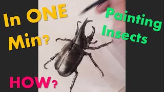 One Min Ink Art [Insect] 一分鐘水墨 (蟲)