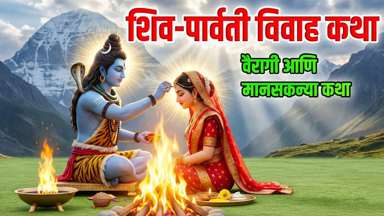 Mahashivratri शिव-पार्वतीच्या महाविवाहाच अद्भुत लग्नसोहळा | mahashivratri chi katha in Marathi