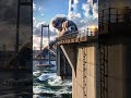 Water Titan Destroys Bridge Over City | Epic AI Short #shorts