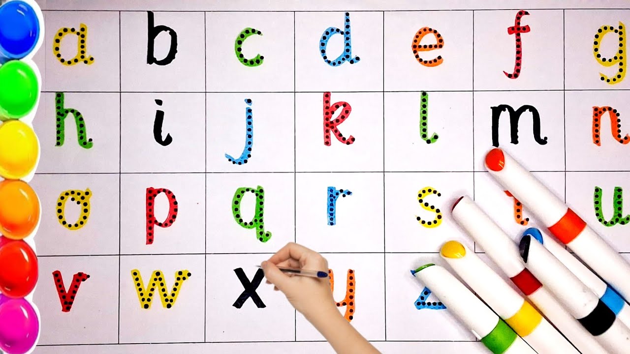 abcd pronunciation in english ! a to z for kids ! kids study ! a to z in small letters ! phonics abc